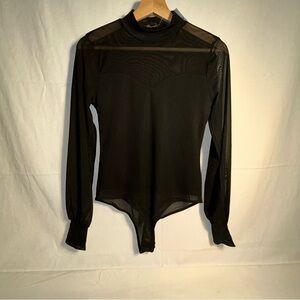 Forever 21 Mesh Top Bodysuit, (M) NWT